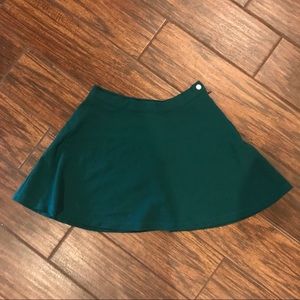 Green Skater Skirt